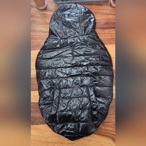 Black Quilted Dog Jacket